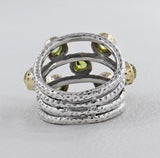 925 Sterling Silver Tourmaline Rings