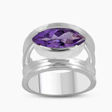 925 Sterling Silver Blue Topaz Rings