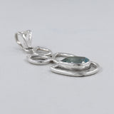 Blue Topaz 925 Sterling Silver Pendant