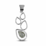 Blue Topaz 925 Sterling Silver Pendant