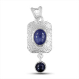 Tanzanite Gemstone Silver Pendant