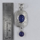 Tanzanite Gemstone Silver Pendant