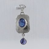 Tanzanite Gemstone Silver Pendant