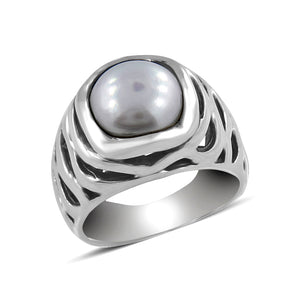 925 Sterling Silver Larimar Ring