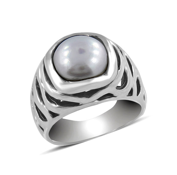 925 Sterling Silver Larimar Ring