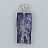 Purple Morado Opal Silver Pendant