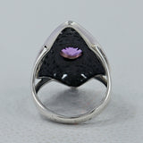 Amethyst Silver Ring