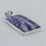 Purple Morado Opal Silver Pendant