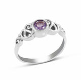 Amethyst Silver Ring