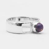 Amethyst Silver Rings