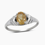 925 Sterling Silver Emerald Rings