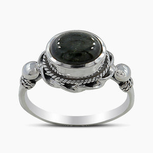 Tourmaline Silver Rings