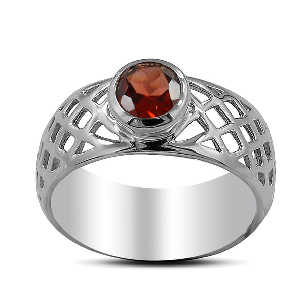 925 Sterling Silver Blue Topaz Ring