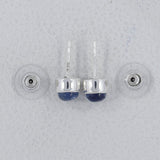 Tanzanite Cabochon Studs Silver Earring