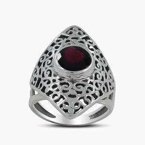 925 Sterling Silver Amethyst Rings