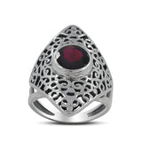 Amethyst Silver Ring