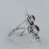 Multi Tourmaline Silver Ring