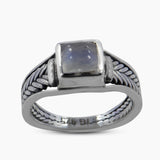 925 Silver Green Amethyst Rings