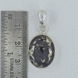 Apache Gold Pyrite Silver Pendant