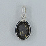 Apache Gold Pyrite Silver Pendant