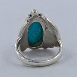 Natural Mexican Turquoise Silver Ring