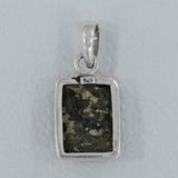 Apache Gold Pyrite Silver Pendant