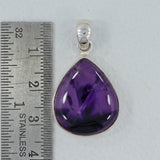 Purple Super Seven Gemstone Silver Pendant