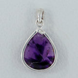 Purple Super Seven Gemstone Silver Pendant