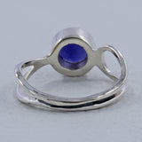 925 Starling Silver Iolite Ring