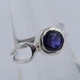 Iolite Silver Ring