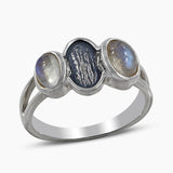 Moonstone Silver Rings