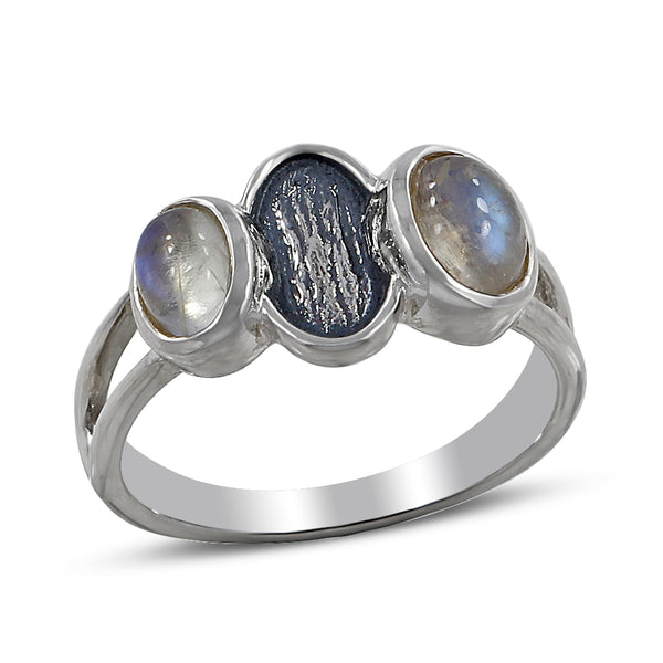 Moonstone Silver Rings