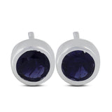 Mystic Quartz Studs Silver Earring