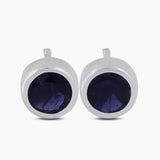 Peridot Silver Studs Earrings