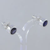 Mystic Quartz Studs Silver Earring