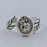 Natural Singing Quartz Silver Ring