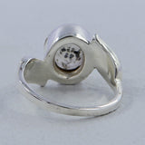 Natural Singing Quartz Silver Ring