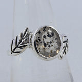 Natural Singing Quartz Silver Ring