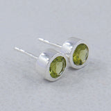 Mystic Quartz Studs Silver Earring