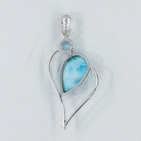 925 Sterling Silver Larimar Pendants