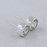 Mystic Quartz Studs Silver Earring