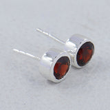 Mystic Quartz Studs Silver Earring