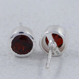 Mystic Quartz Studs Silver Earring