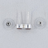 Mystic Quartz Studs Silver Earring