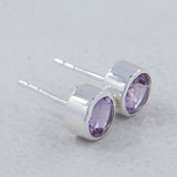 Mystic Quartz Studs Silver Earring