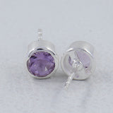 Mystic Quartz Studs Silver Earring