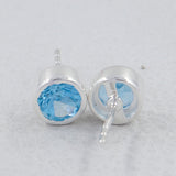 Mystic Quartz Studs Silver Earring