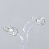 Mystic Quartz Studs Silver Earring