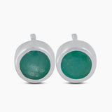 Peridot Silver Studs Earrings