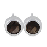 Mystic Quartz Studs Silver Earring